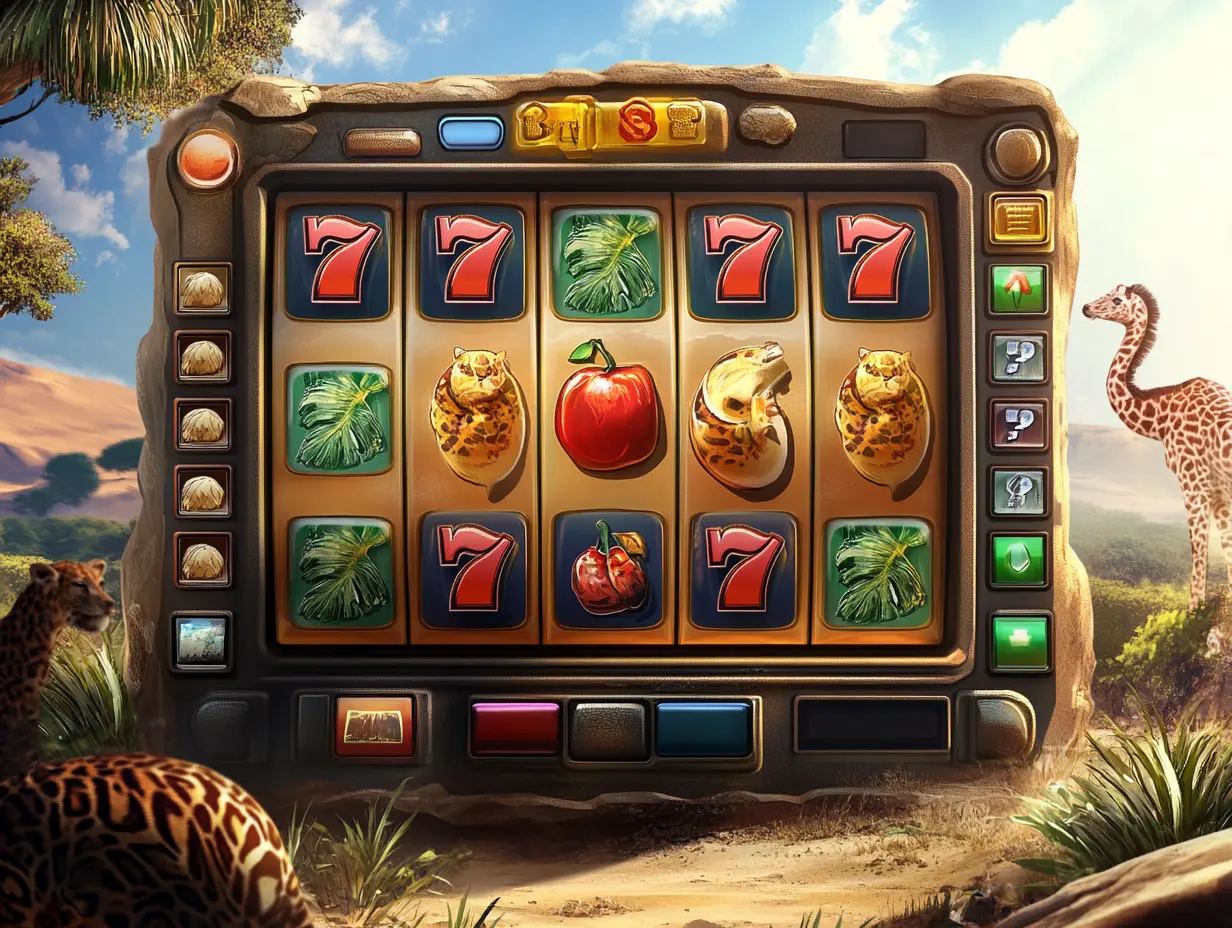 African Grand Casino - Game Selection Slide 5 focusing on progressive jackpots
