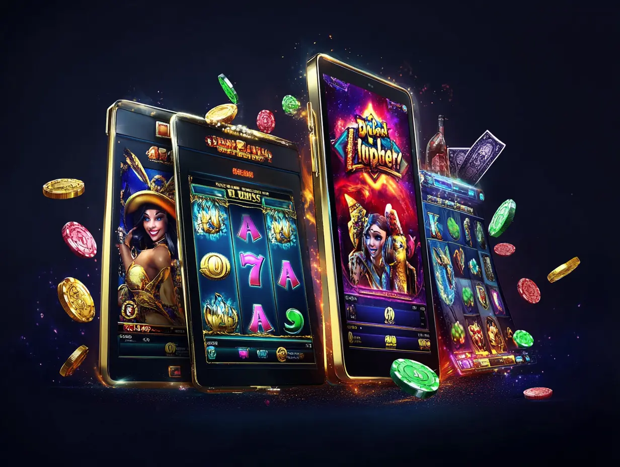 Grand Rush Casino - Hero Slide 4 emphasizing mobile compatibility