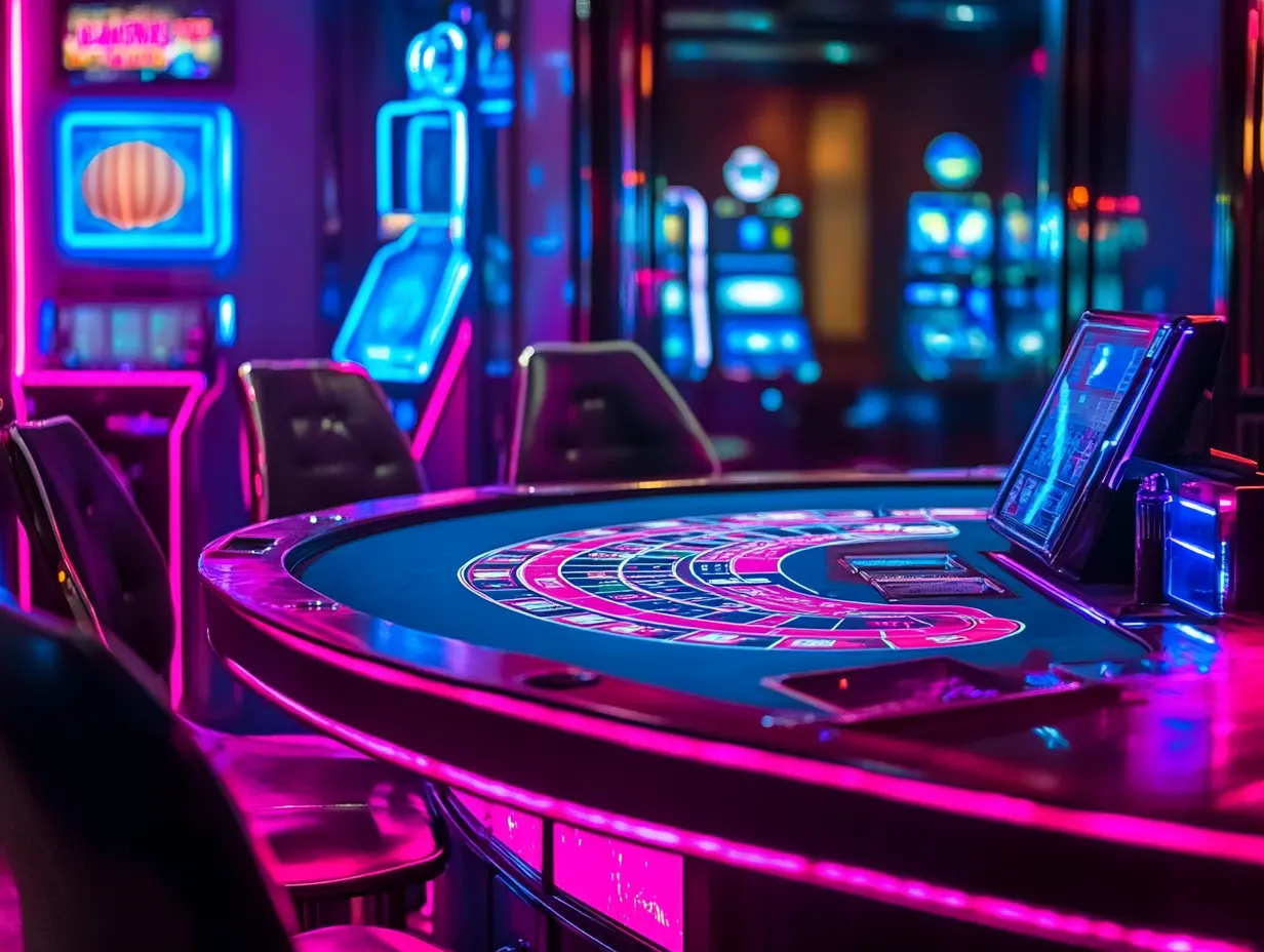 Juicy Vegas Casino - Game Selection Slide 2 showcasing live dealer action