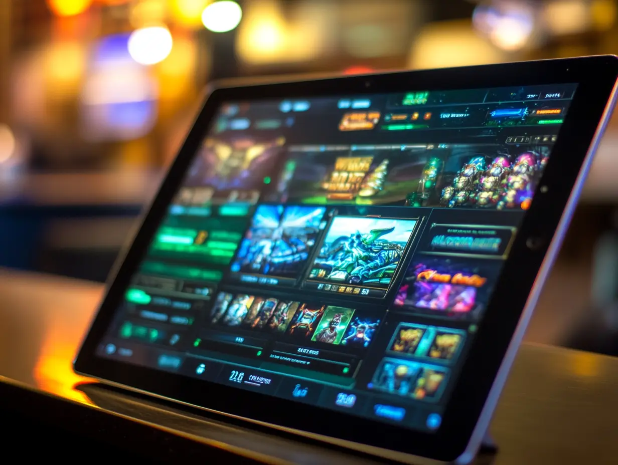 Springbok Casino - Mobile Slide 5 highlighting promotions on tablet