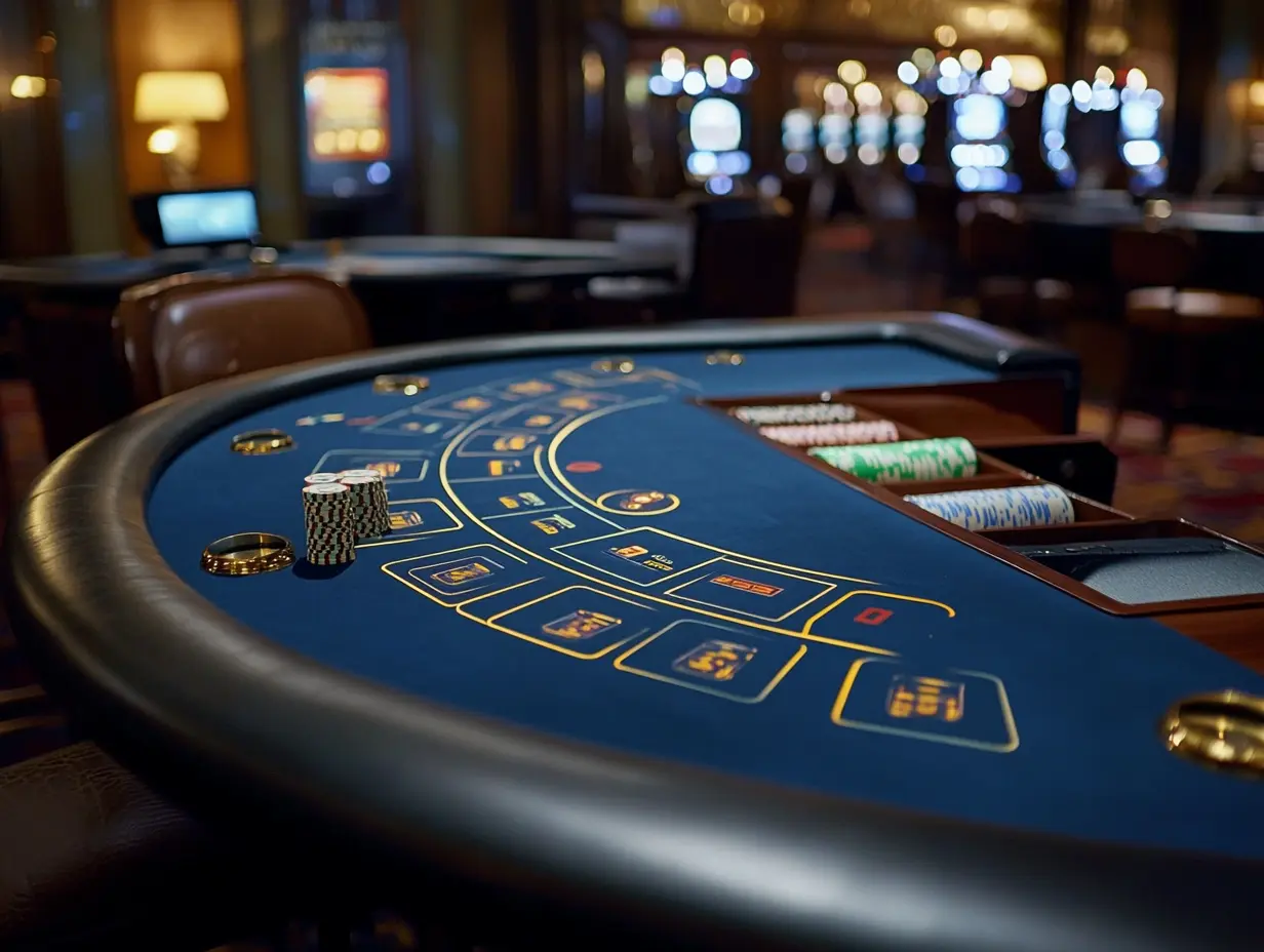 Thunderbolt Casino - Game Selection Slide 3 showcasing table games