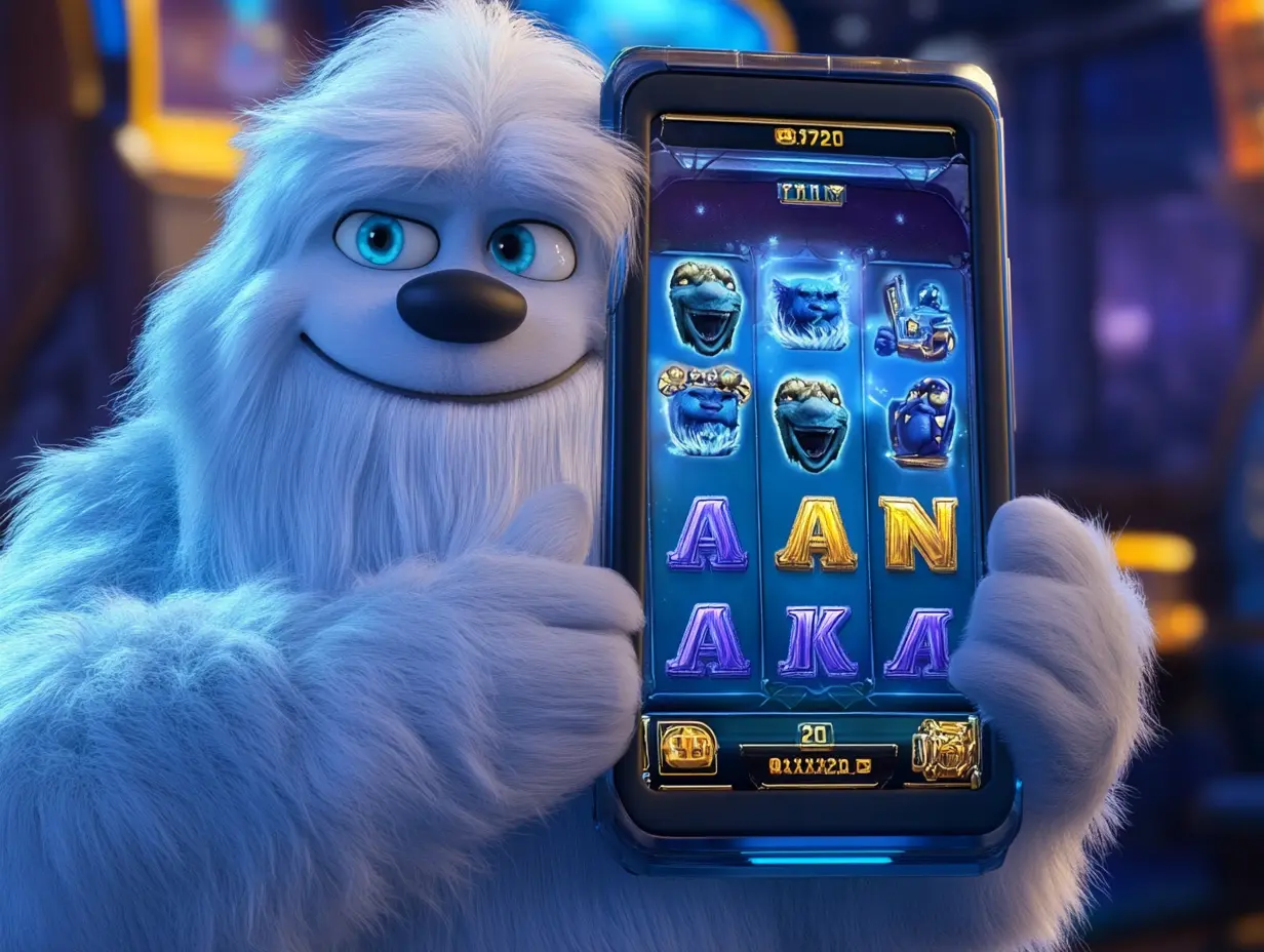 Yeti Casino - Mobile Slide 3 showcasing a Yeti-themed slot
